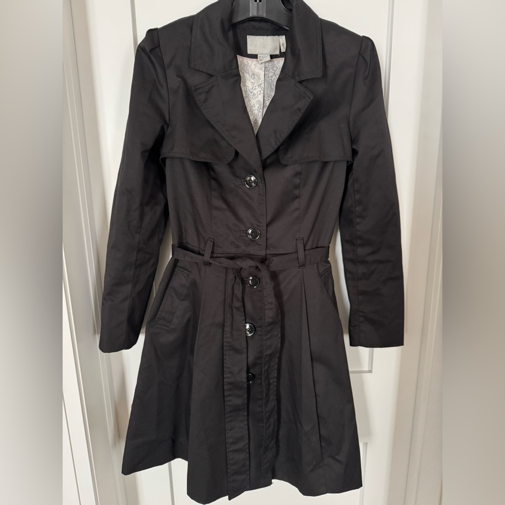 Black Women's Trench Coat